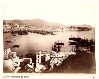 Hamnen i Genua - Hallwylska museet - 107411