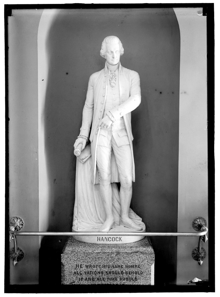 HANCOCK, JOHN. STATUE OF LCCN2016865575