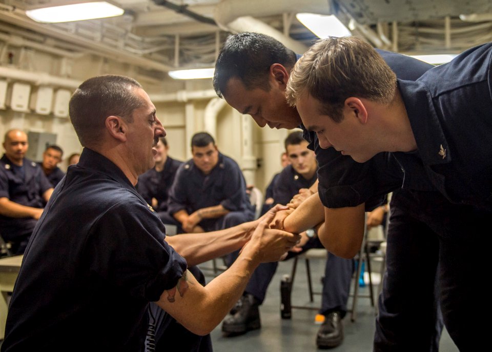 Hand-to-hand combat techniques 150203-N-KE519-002