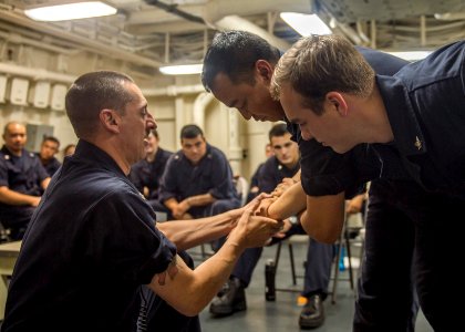 Hand-to-hand combat techniques 150203-N-KE519-002