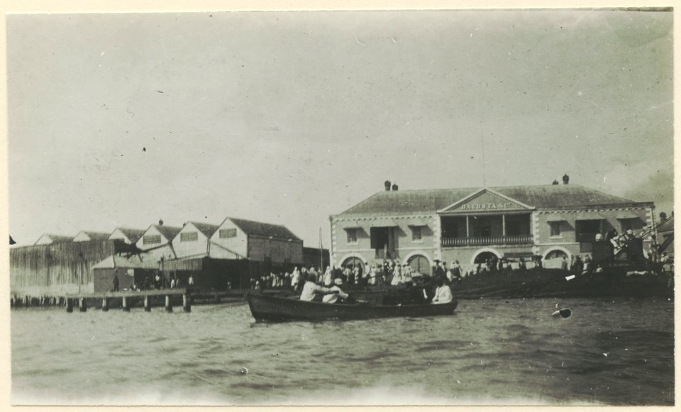 Hamnmotiv. Västindien, Små Antillerna. Barbados - SMVK - 0249.c.0001