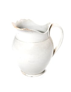 Handkanna av flintporslin, 1830-1850, Rörstrand - Skoklosters slott - 108387