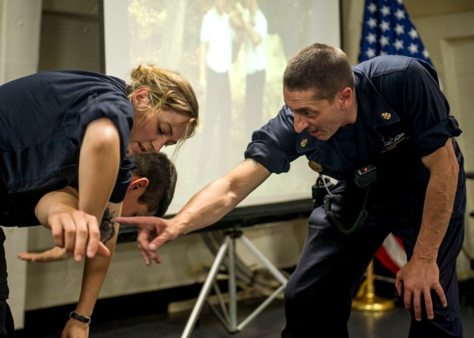 Hand-to-hand combat techniques 150203-N-KE519-016
