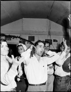 Handling serpents at the Pentecostal Church of God. This church is not on company property, nor have any company... - NARA - 541334
