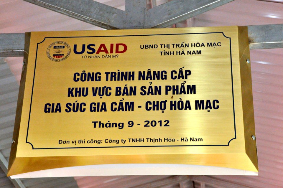 Handover Ceremony Hoa Mac Market Ha Nam (8127898310)