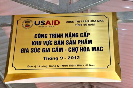 Handover Ceremony Hoa Mac Market Ha Nam (8127898310)
