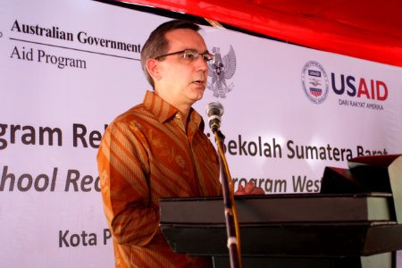 Handover Ceremony of 34 W.Sumatra Schools (5754153980)