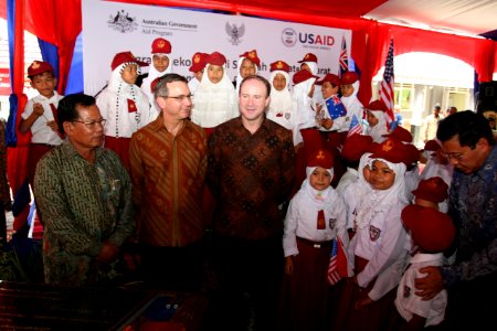 Handover Ceremony of 34 W.Sumatra Schools (5754156060)