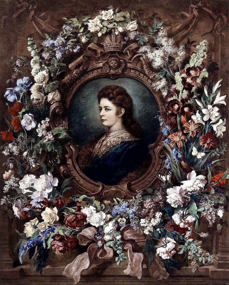 Hanfstaengl nach Kunz Kaiserin Elisabeth c1900