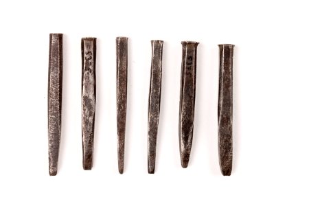 Handsmidda sifferstansar av stål - Skoklosters slott - 92963