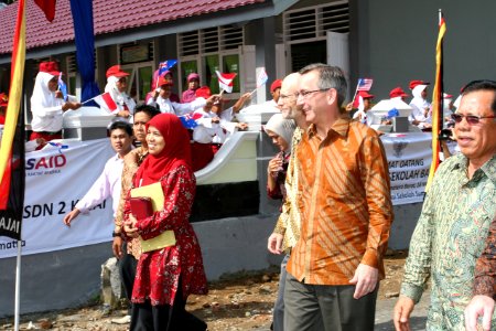 Handover Ceremony of 34 W.Sumatra Schools (5753586279) photo