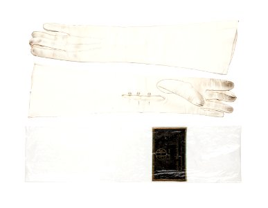Handskar i getskinn, 1950-tal - Livrustkammaren - 108288