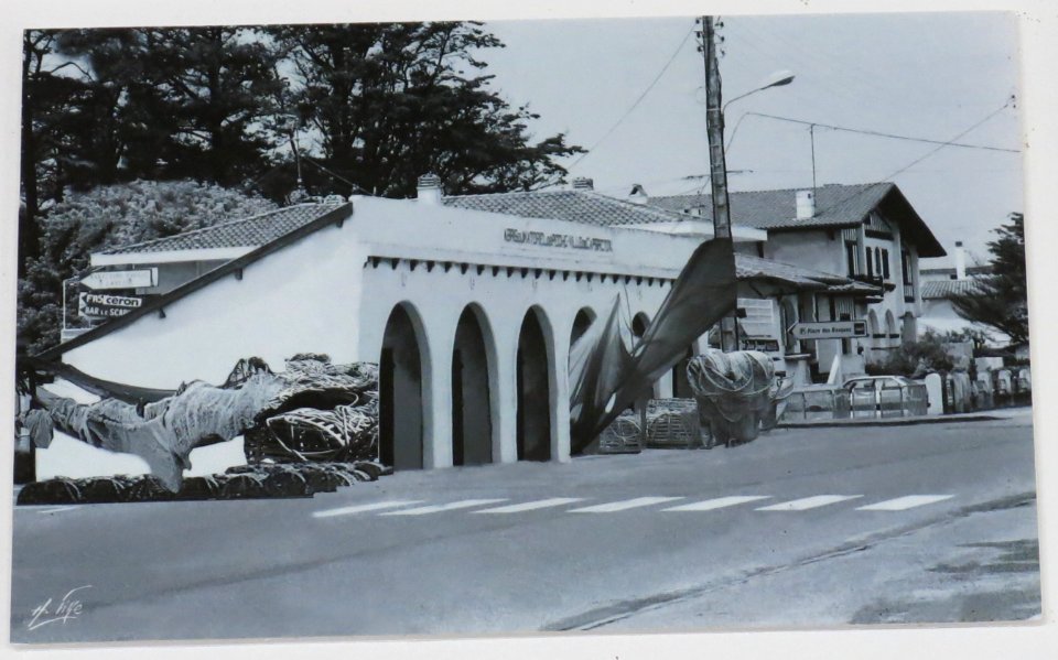 Hangar du matériel de pêche de la ville de Capbreton