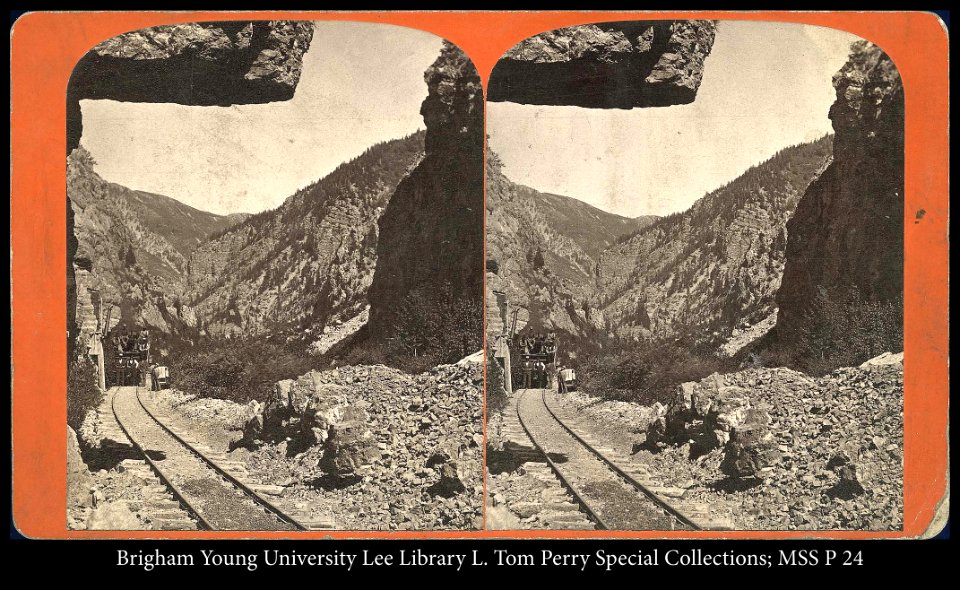 Hanging Rock, American Fork Canon, Looking West. On line