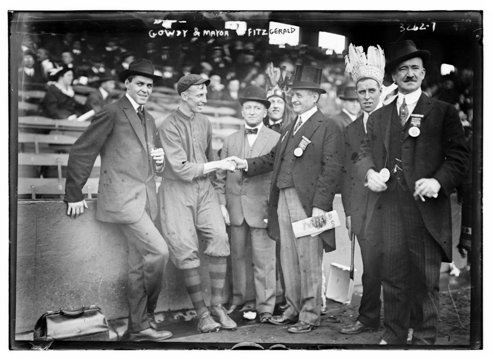 Hank Gowdy, Boston NL, and Boston Mayor John Honey Fitz Fitzgerald (baseball) LCCN2014697800