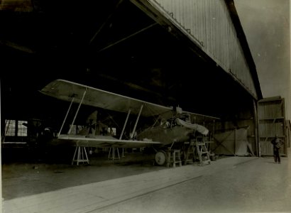 Hangar der 16.Fliegerkompagnie. (BildID 15481506)