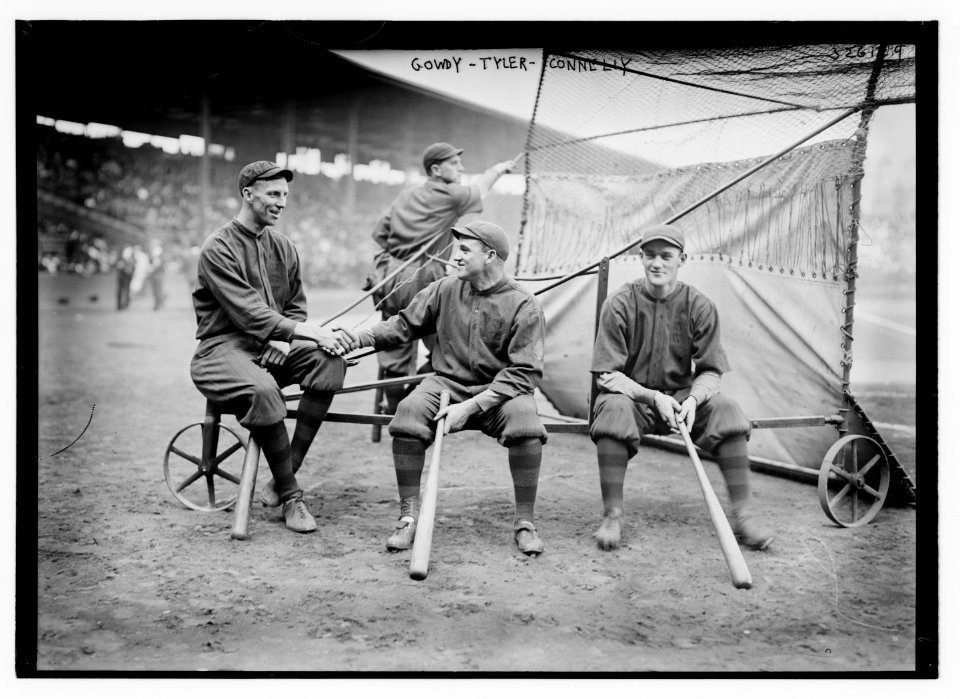 Hank Gowdy, Lefty Tyler, Joey Connolly, Boston NL (baseball) LCCN2014697789
