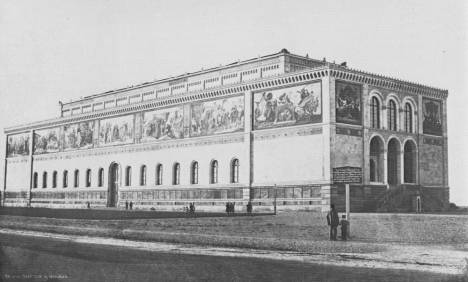 Hanfstaengl, Franz - Die Neue Pinakothek in München (Zeno Fotografie)