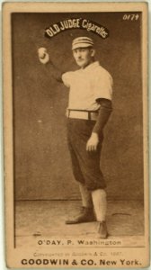 Hank O'Day, Washington Statesmen, baseball card portrait LCCN2007686963