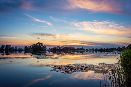 Abendstimmung clouds nature