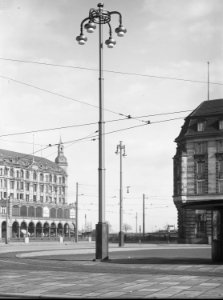 HANSif1150 Lichtmast auf dem Rathausmarkt
