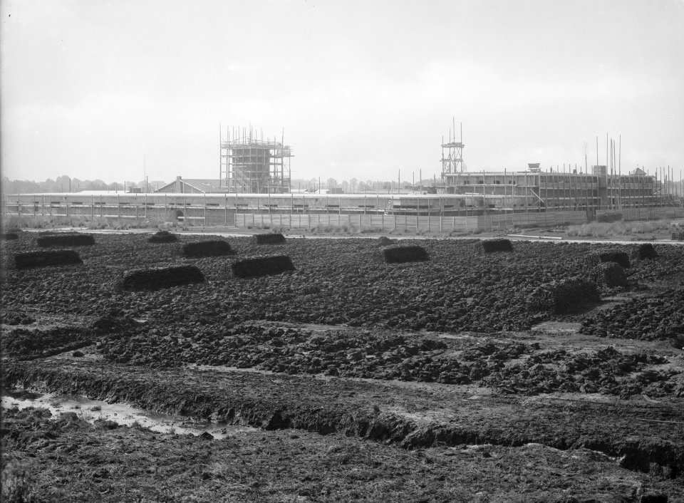 HANSif1352 Gefängnis Glasmoor Aufnahme während des Bauens