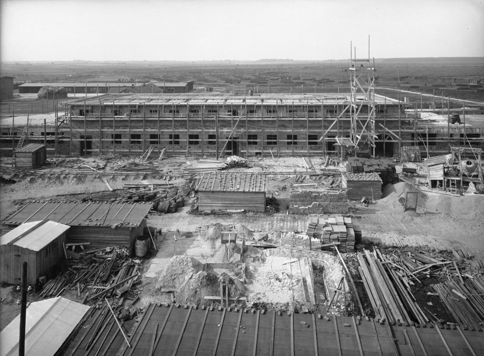 HANSif1354 Gefängnis Glasmoor Aufnahme vom Bau