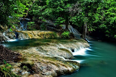 Thailand water rock