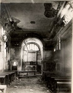 Innenansicht der zerst.Kirche von Duino.28.8.17. (BildID 15600382)
