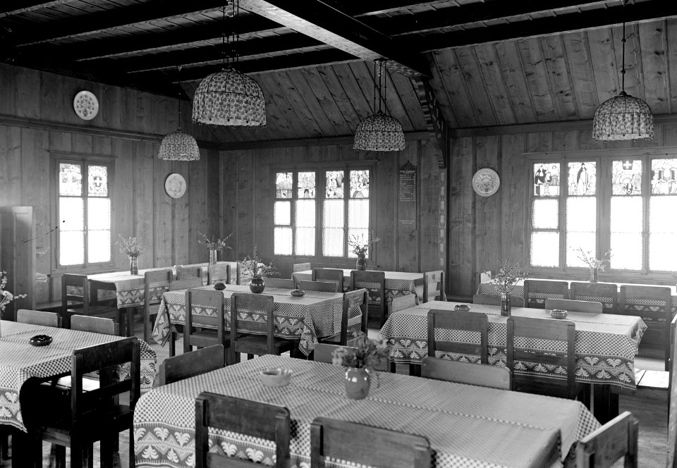 Innenansicht des Soldatenhauses in Dübendorf - CH-BAR - 3241154