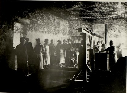 Inneres der Korpsselcherei. Aufgenommen am 4.Mai 1916. NIZNIOW. (BildID 15537234)