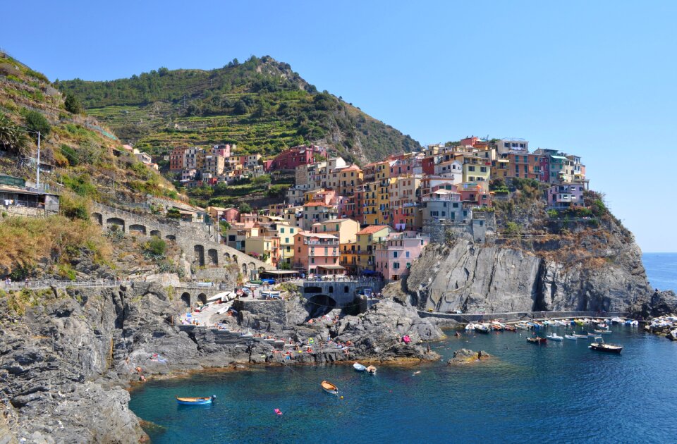 Waters landscape cinque terre