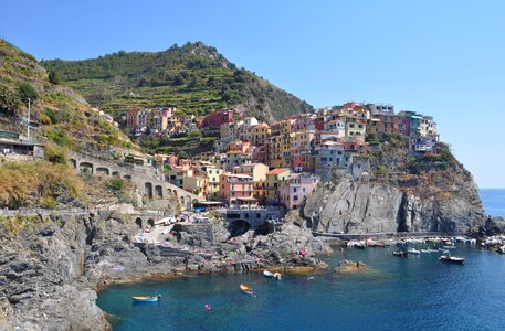 Waters landscape cinque terre photo