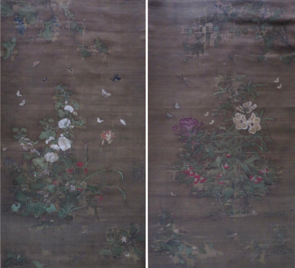 Insects and Flowers, Yuan dynasty, 14th century, Tokyo National Museum