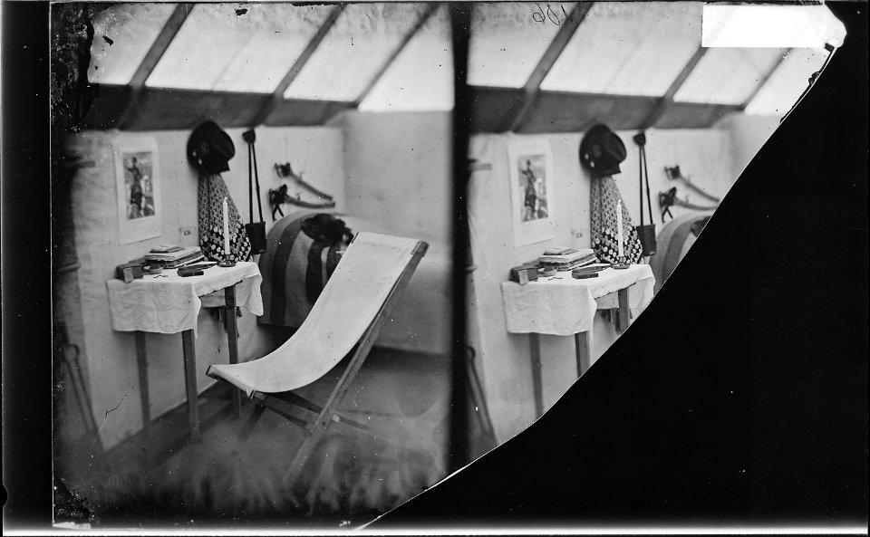 Inside of tent - NARA - 527815