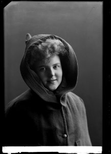 Ingrid Wallström, actor, portrait 1907 - SMV - GV071