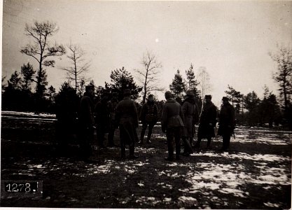 Inspizierung der 2.3.u.4.Eskadron bei reit.Sch.Rgt.2. Stara Dubrowa (9-II.1918.) (BildID 15712065)