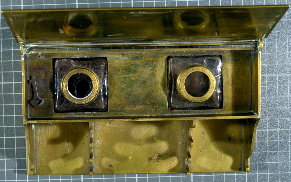 Inkwell, inscribed Royal Engineers