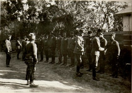 Inspizierung der k.u.k.55.Inftr.Dion d.GO.Böhm-Ermolli. (BildID 15532290)