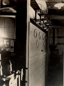 Innenansicht Schalthaus Gogau. Aufgenommen am 21. Mai. 1916. (BildID 15475531)