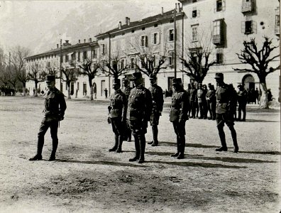 Inspizierung des 4.Tiroler Kaiserjäger-Regiments durch Exzellenz Feldmarschall Conrad Frh. v. Hötzendorf, Piazza d'Armi in Trient (BildID 15624415)
