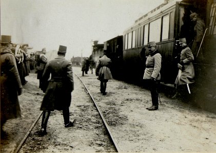 Inspizierung durch Generaloberst Böhm-Ermolli in Hinowice. (BildID 15527926)