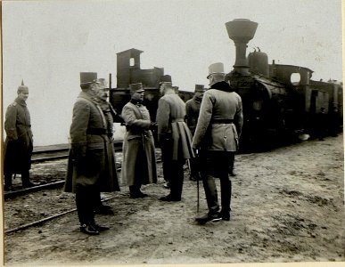 Inspizierung durch Generaloberst Böhm-Ermolli in Hinowice. (BildID 15527982)