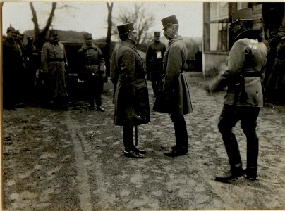 Inspizierung durch Generaloberst Böhm-Ermolli in Hinowice. (BildID 15528038)