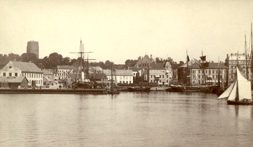 Inre Hamnen, Helsingborg 1880-tal