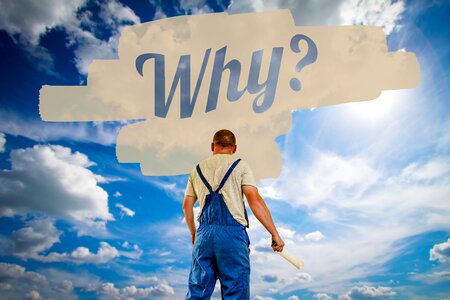 Question god blankly