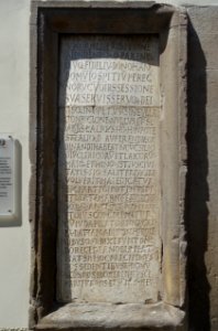 Inscription - Duomo - Viterbo, Italy - DSC02105 photo