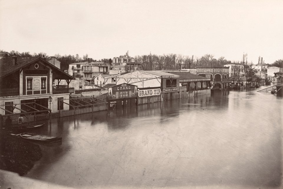 Inondations de Fevrier 1876 - Auteuil 1