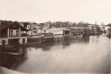 Inondations de Fevrier 1876 - Auteuil 1