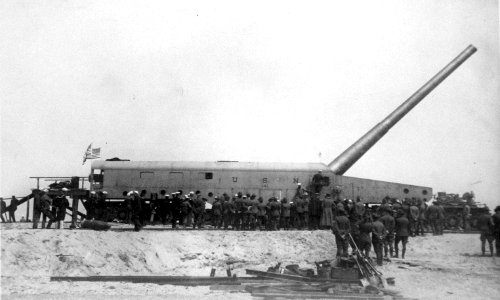Inspection of U.S. Navy 14” naval railway battery MK1, Sandy Hook, New Jersey (26107751364)
